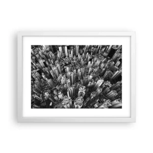 Poster in een witte lijst - Nog steeds hoger en hoger - 40x30 cm