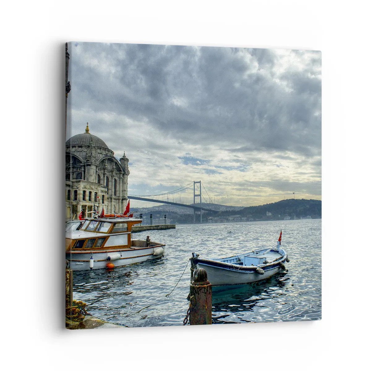 Schilderen op canvas - Op de grens van de werelden - 30x30 cm