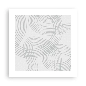 Poster - Er is geen rechte weg - 40x40 cm