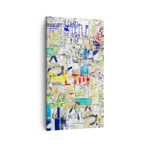 Schilderen op canvas - Het is gewoon een lust voor het oog - 45x80 cm