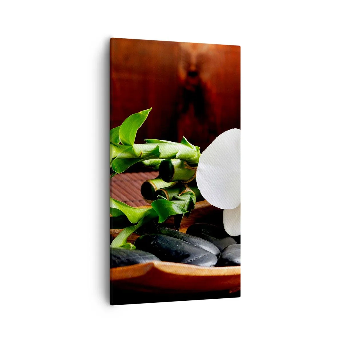 Schilderen op canvas - Geef je over aan de aanraking van de natuur - 55x100 cm