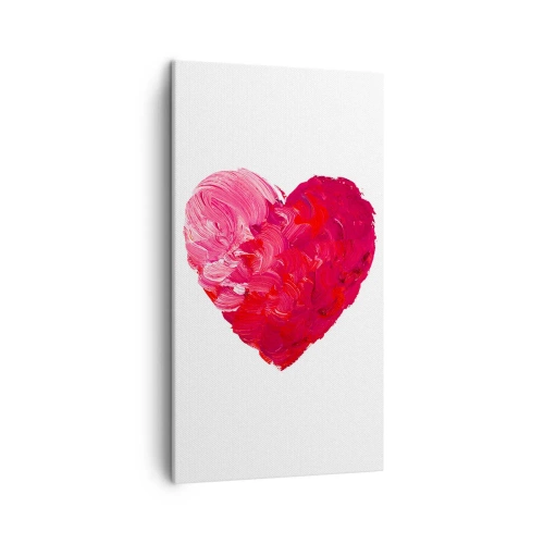 Schilderen op canvas - Alles wat je nodig hebt is liefde - 45x80 cm