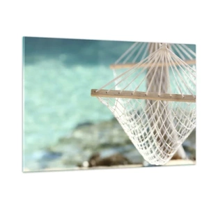 Schilderen op glas - Tijd om te ontspannen - 120x80 cm