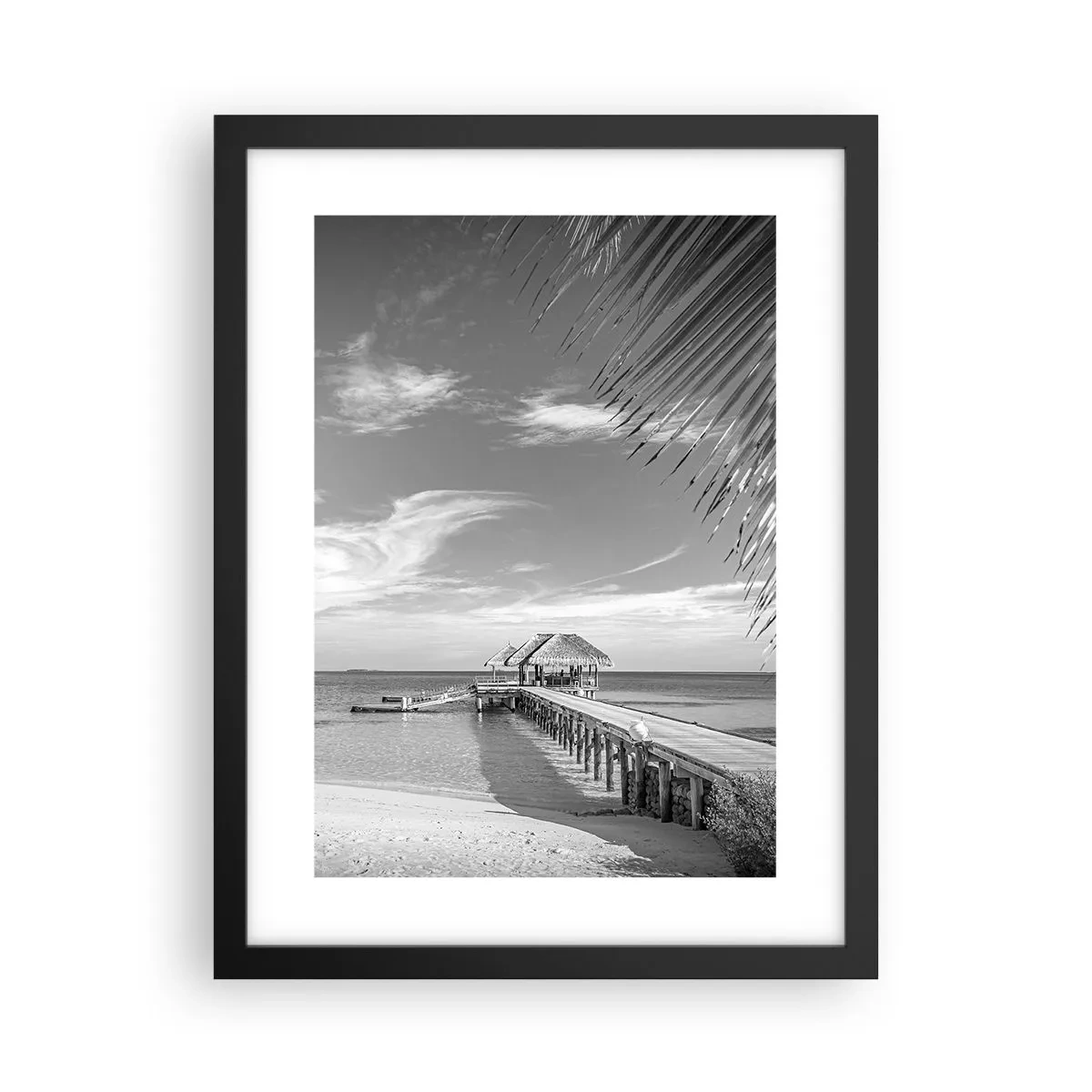 Poster in een zwarte lijst - Herinnering of droom? - 30x40 cm