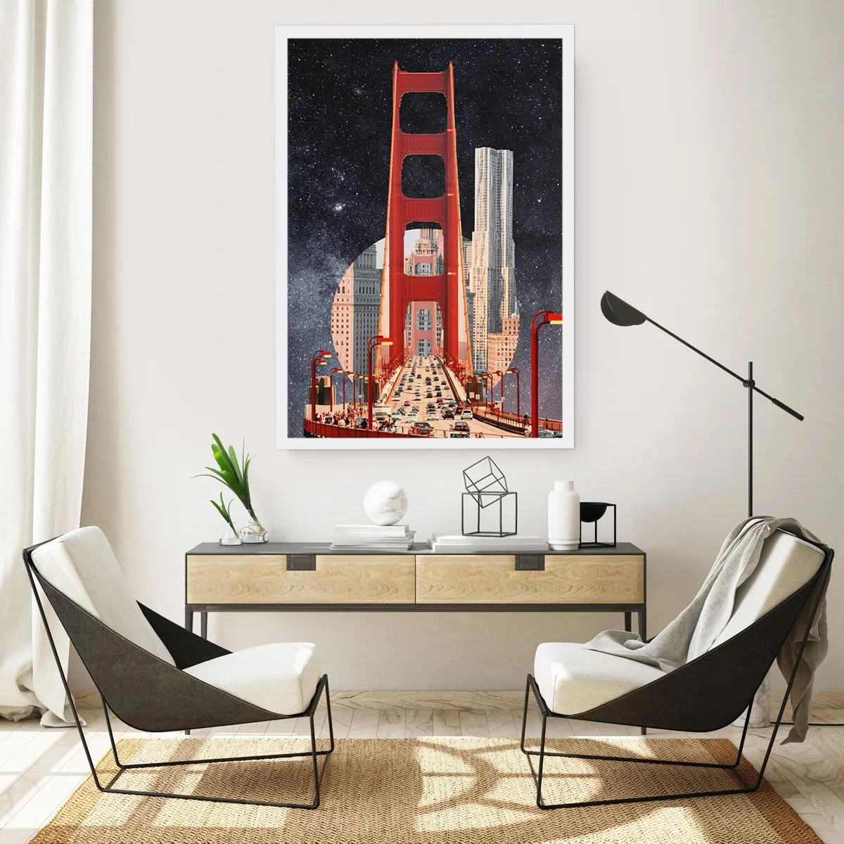 Poster - Altijd in het centrum - 40x50 cm