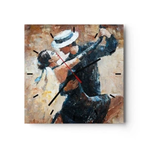 Wandklok - Klok - A la Rudolf Valentino - 30x30 cm
