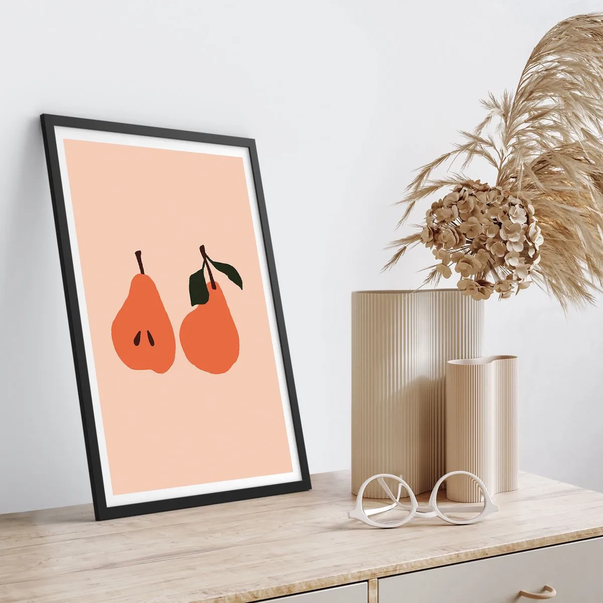 Poster in een zwarte lijst - Zoetheid zelf - 61x91 cm