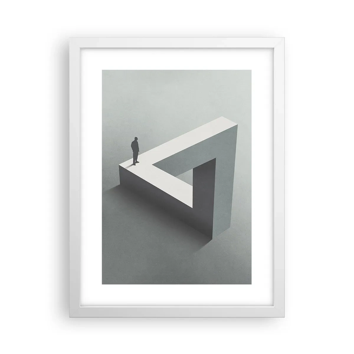 Poster in een witte lijst - Maar het is toch mogelijk - 30x40 cm