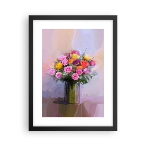 Poster in een zwarte lijst - Ingehouden schoonheid - 30x40 cm