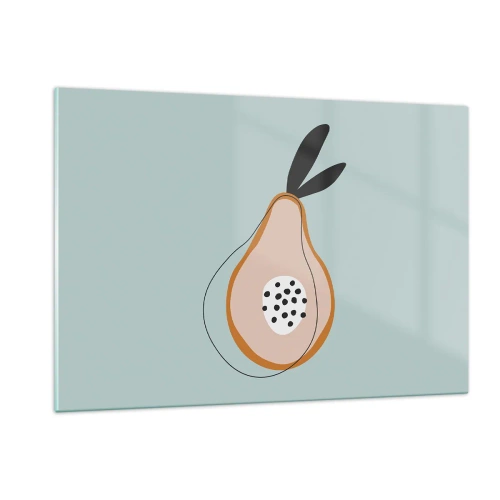 Schilderen op glas - Doordringen in de aard van de dingen - 120x80 cm