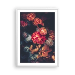 Poster in een witte lijst - Zoals bij de Hollandse meesters - 50x70 cm