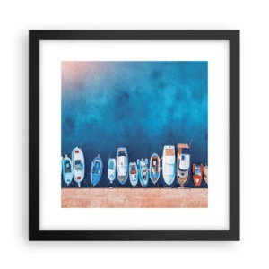 Poster in een zwarte lijst - In één rij - 30x30 cm