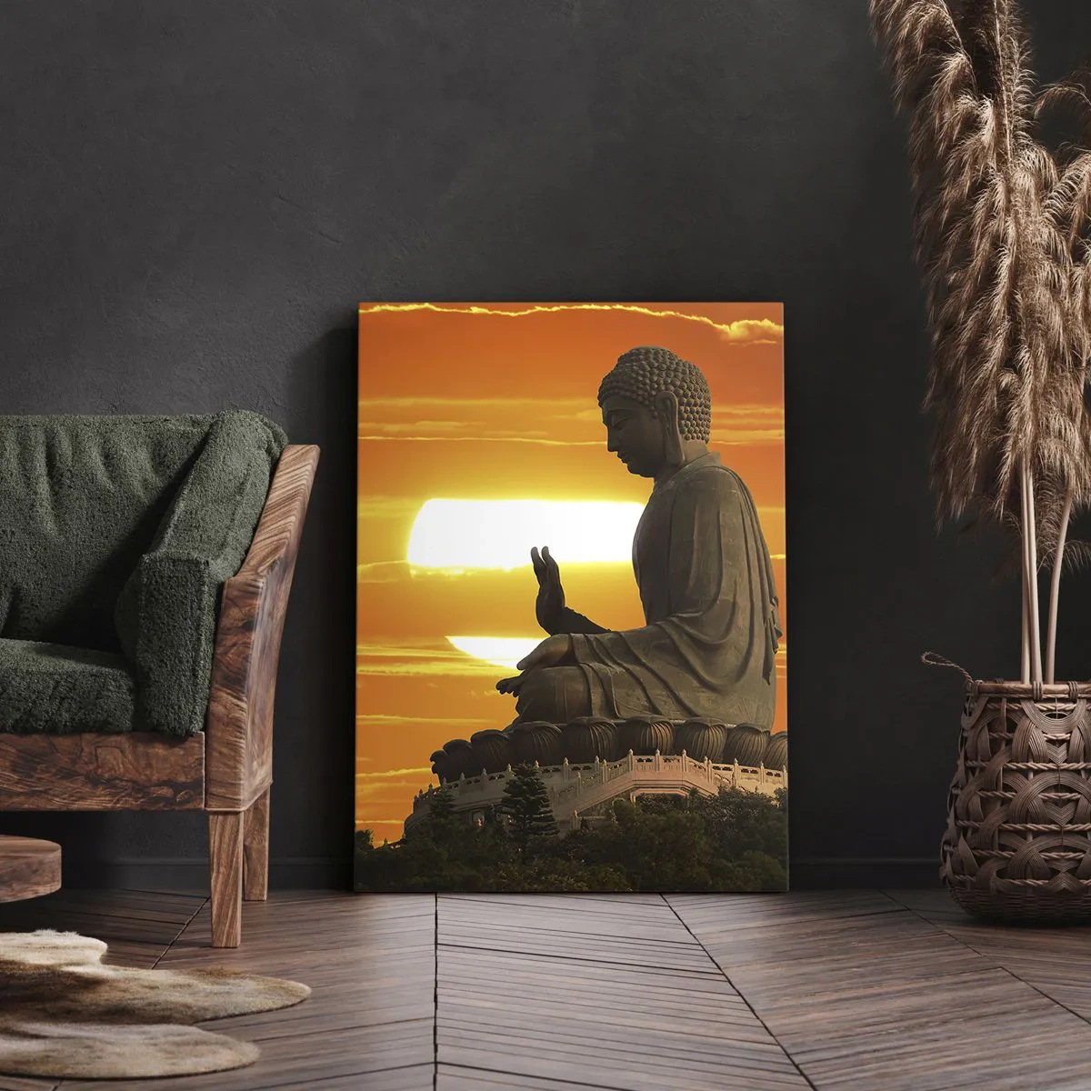 Schilderen op canvas - Geen angst voor de wereld - 50x70 cm