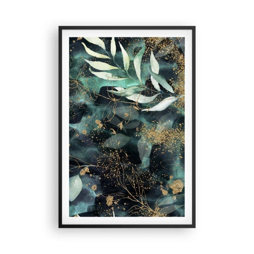 Poster in een zwarte lijst - Magische tuin - 61x91 cm
