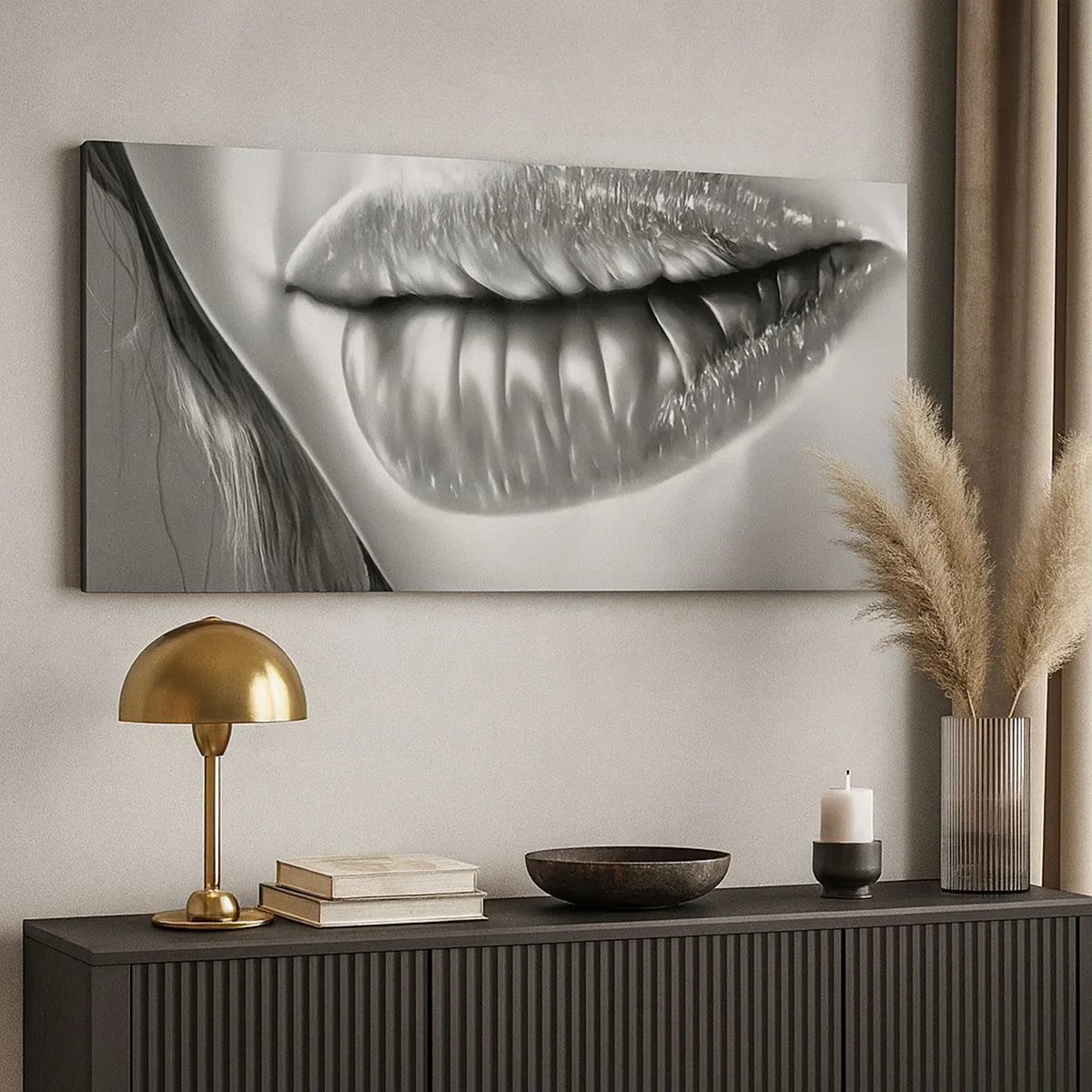 Schilderen op canvas - Ik weet waar je aan denkt... - 100x40 cm