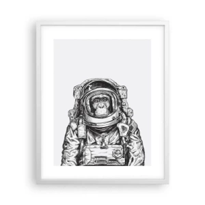 Poster in een witte lijst - Alternatieve evolutie - 40x50 cm