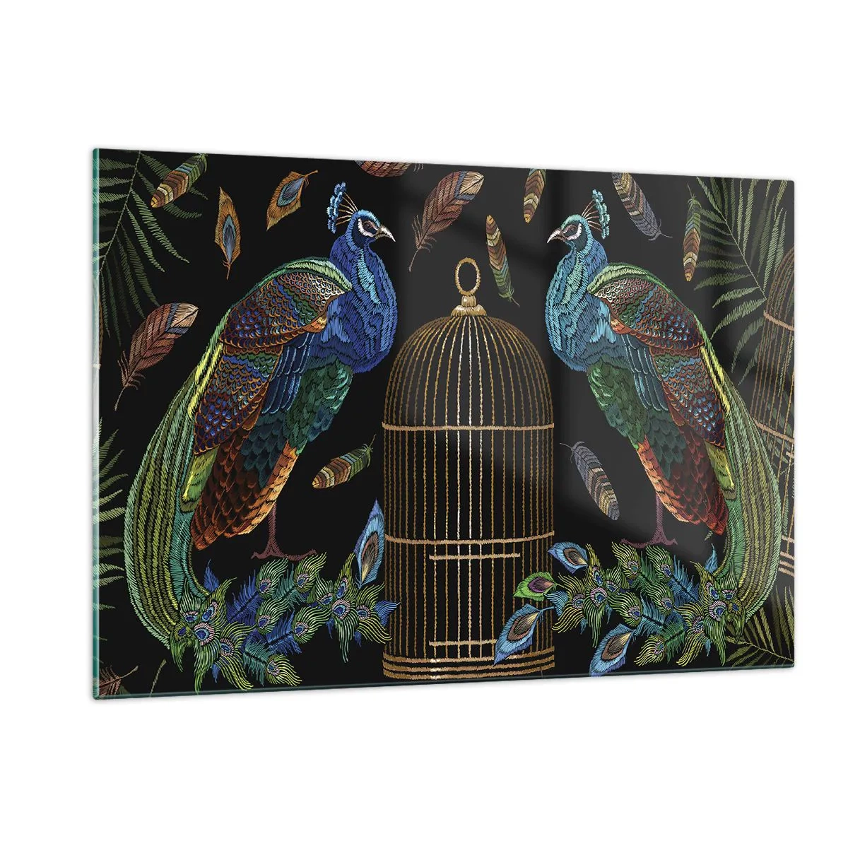 Schilderen op glas - In koninklijke gewaden - 120x80 cm