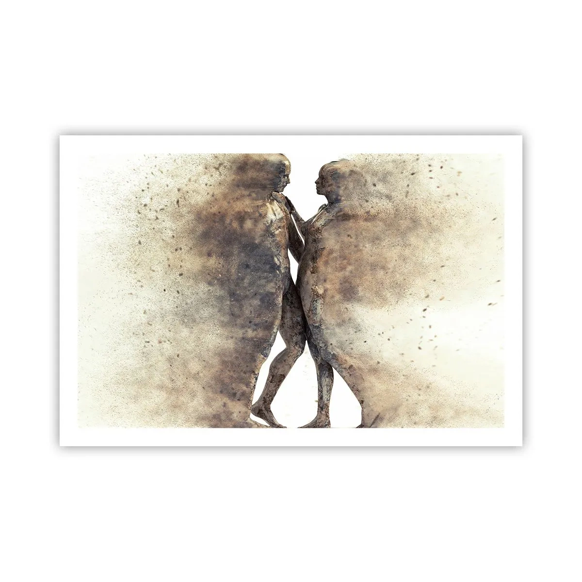 Poster - Ze verrezen uit het stof tot liefde - 91x61 cm