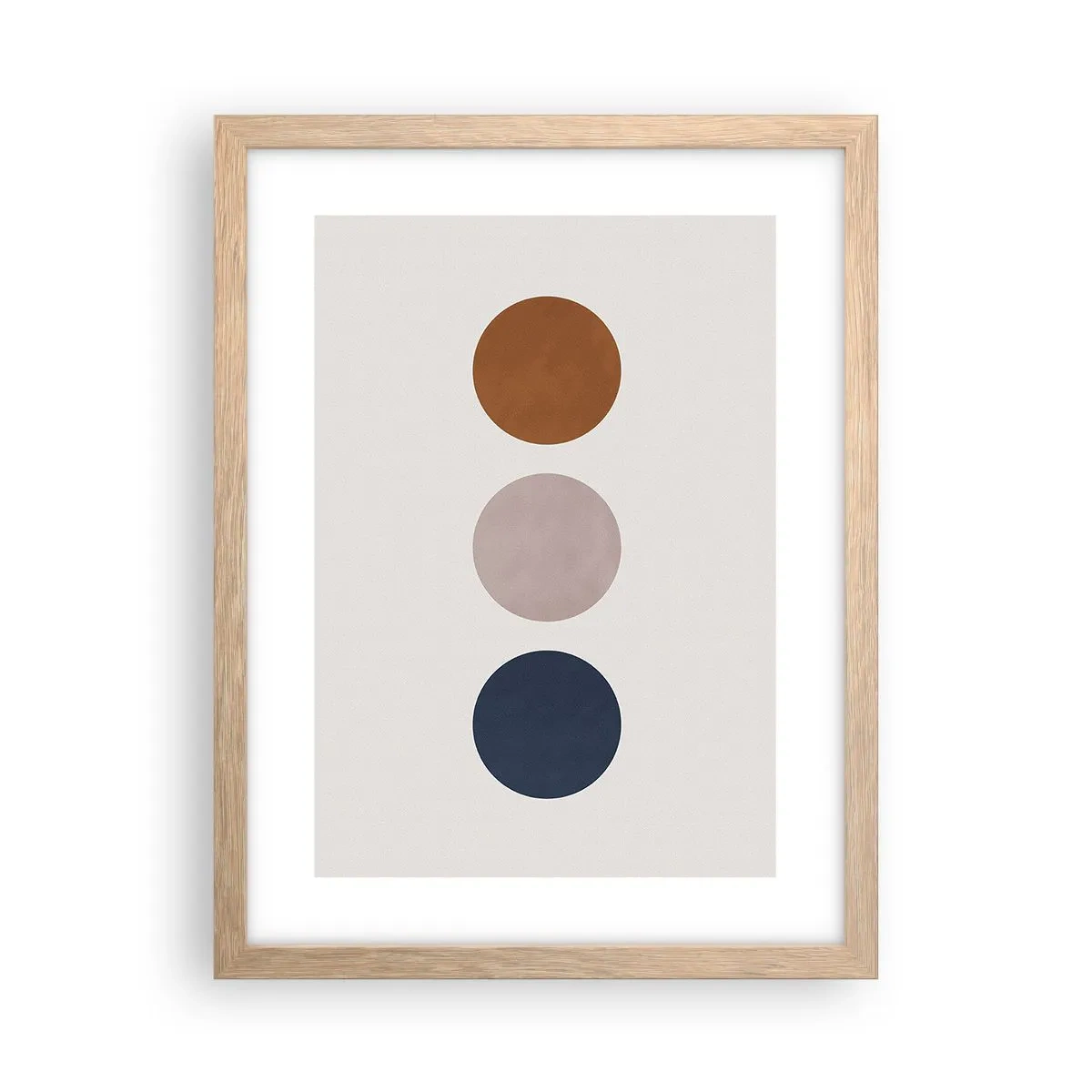 Een poster in een licht eiken lijst - Een symbool van uitmuntendheid - 30x40 cm