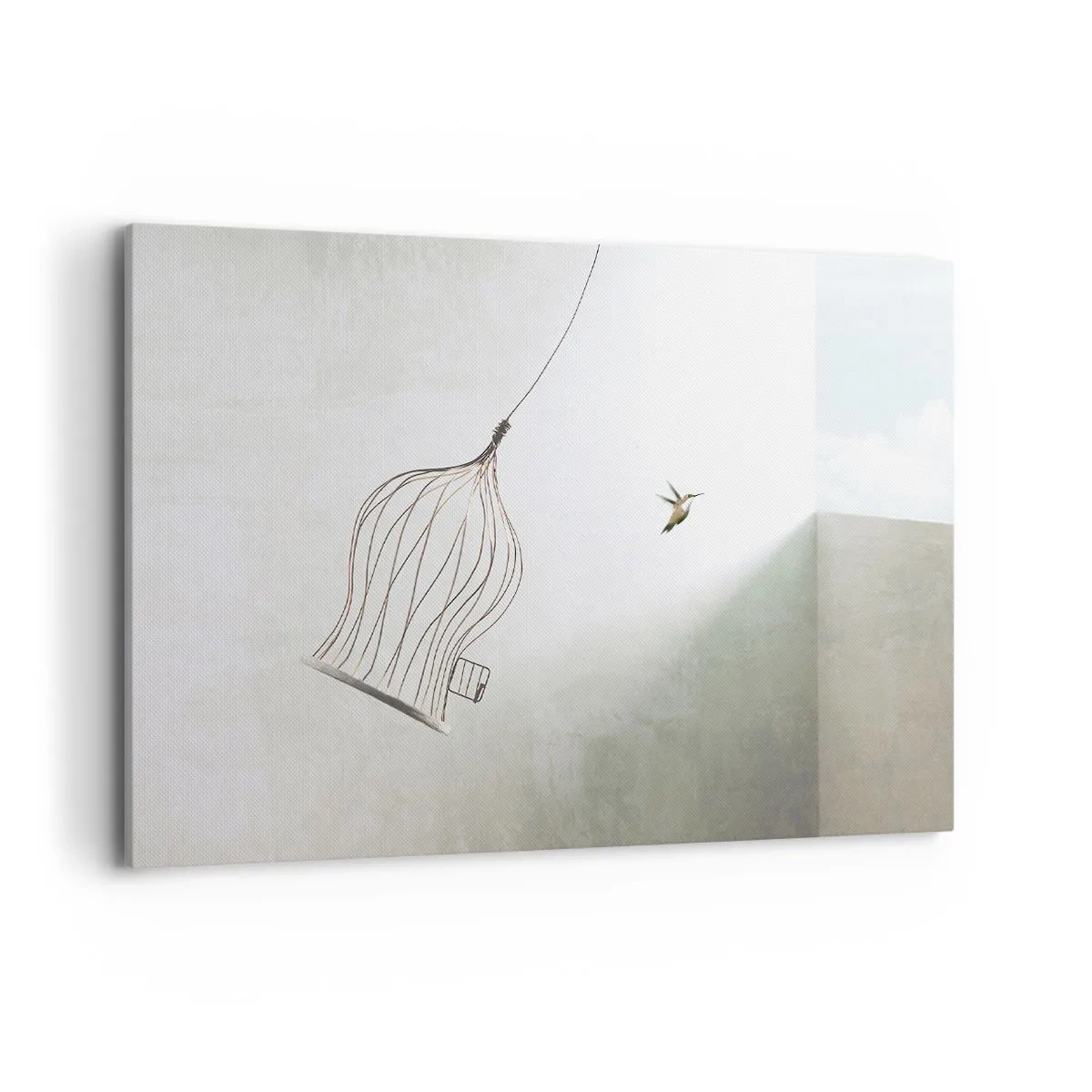 Schilderen op canvas - In je element - 120x80 cm