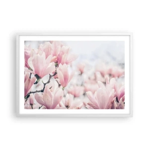 Poster in een witte lijst - Het ideaal van subtiliteit - 70x50 cm