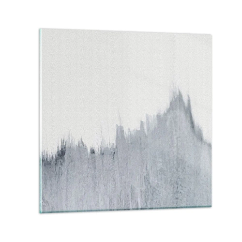 Schilderen op glas - Mysterieuze tekst - 30x30 cm