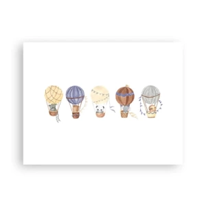 Poster - Vrienden onderweg - 40x30 cm