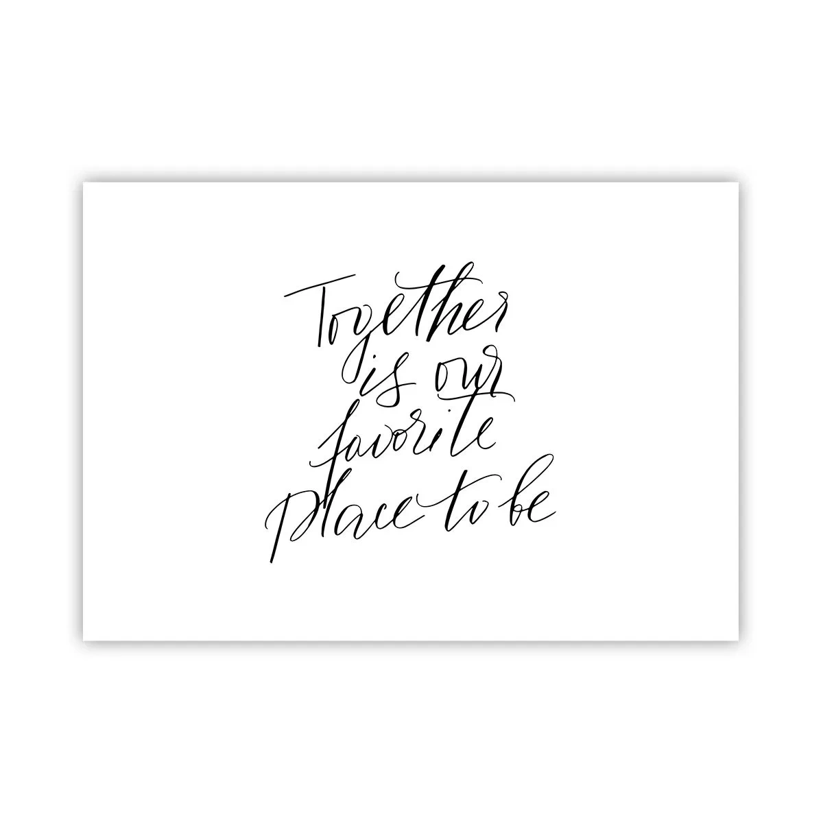 Poster - Voel jij het ook? - 100x70 cm