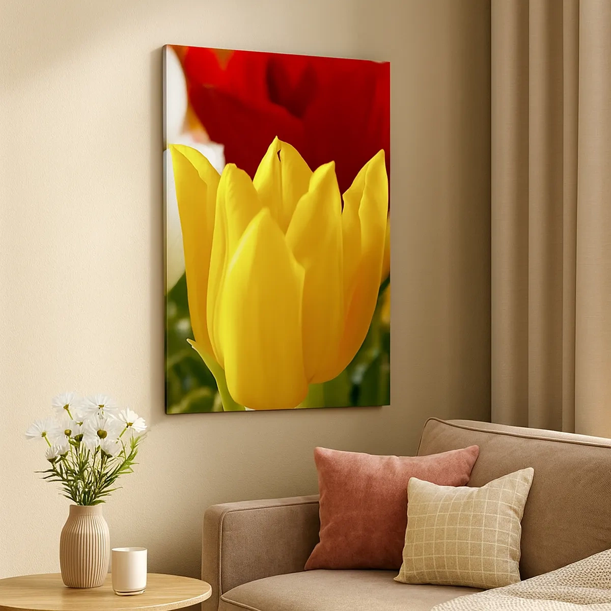Schilderen op canvas - Tulpenkoorts - 50x70 cm