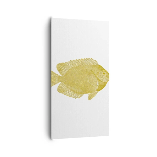 Schilderen op canvas - Vis en dat is het - 65x120 cm