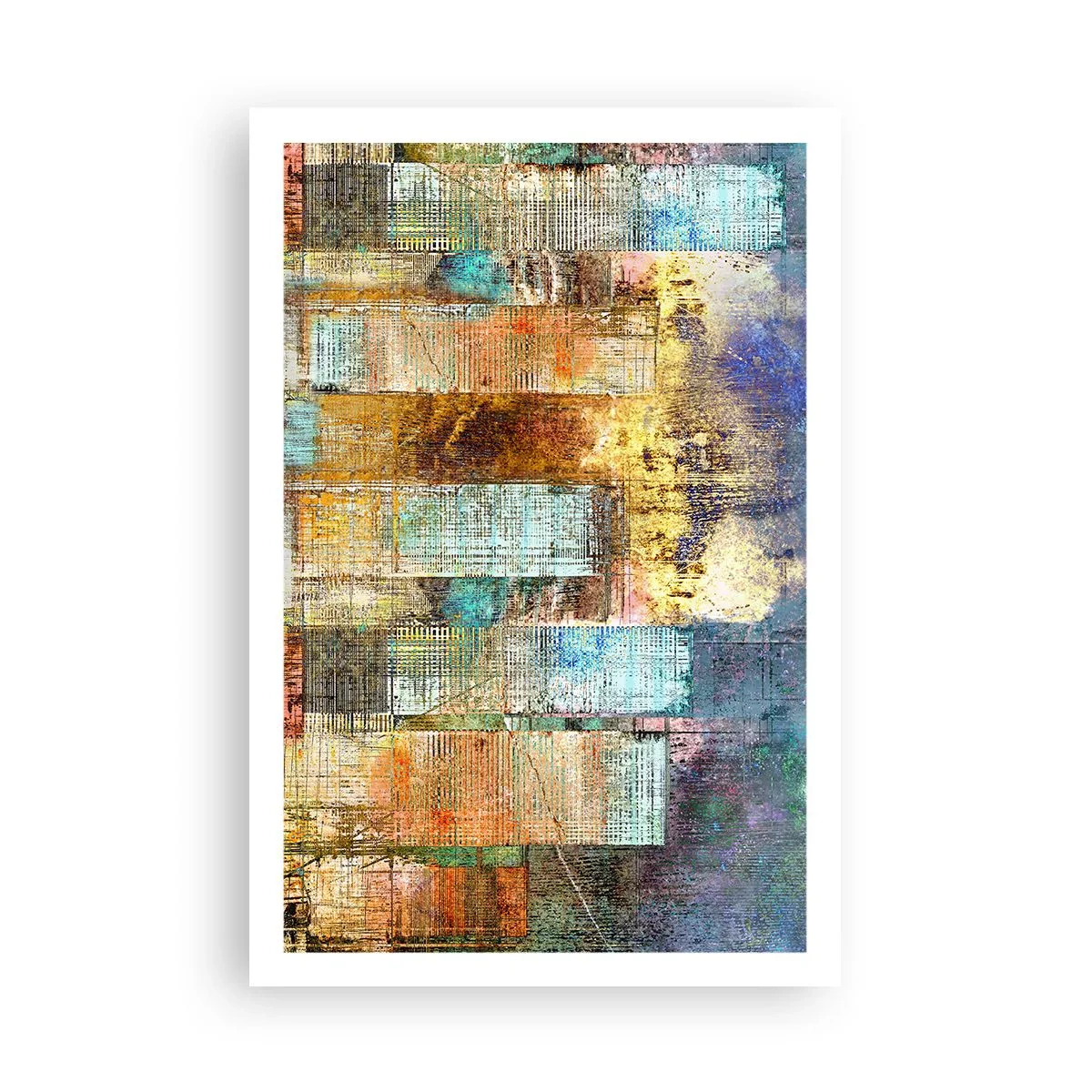 Poster - Een zonnige metropool - 61x91 cm