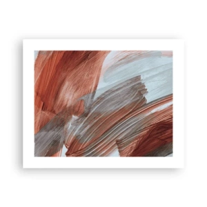 Poster - Herfst en winderige abstractie - 50x40 cm