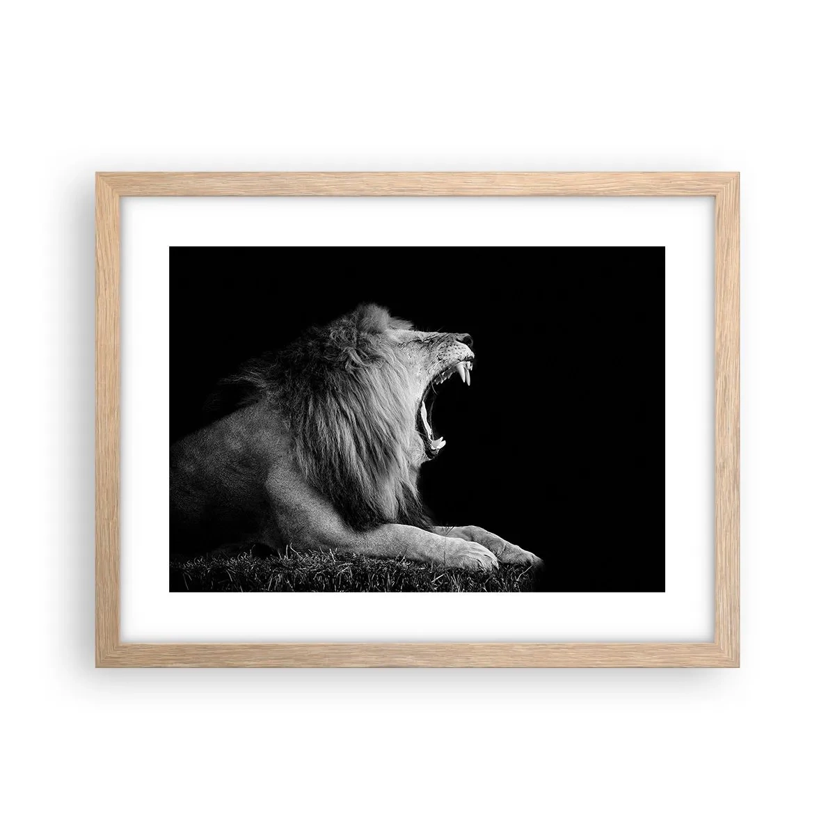 Een poster in een licht eiken lijst - Zonder enige twijfel - 40x30 cm