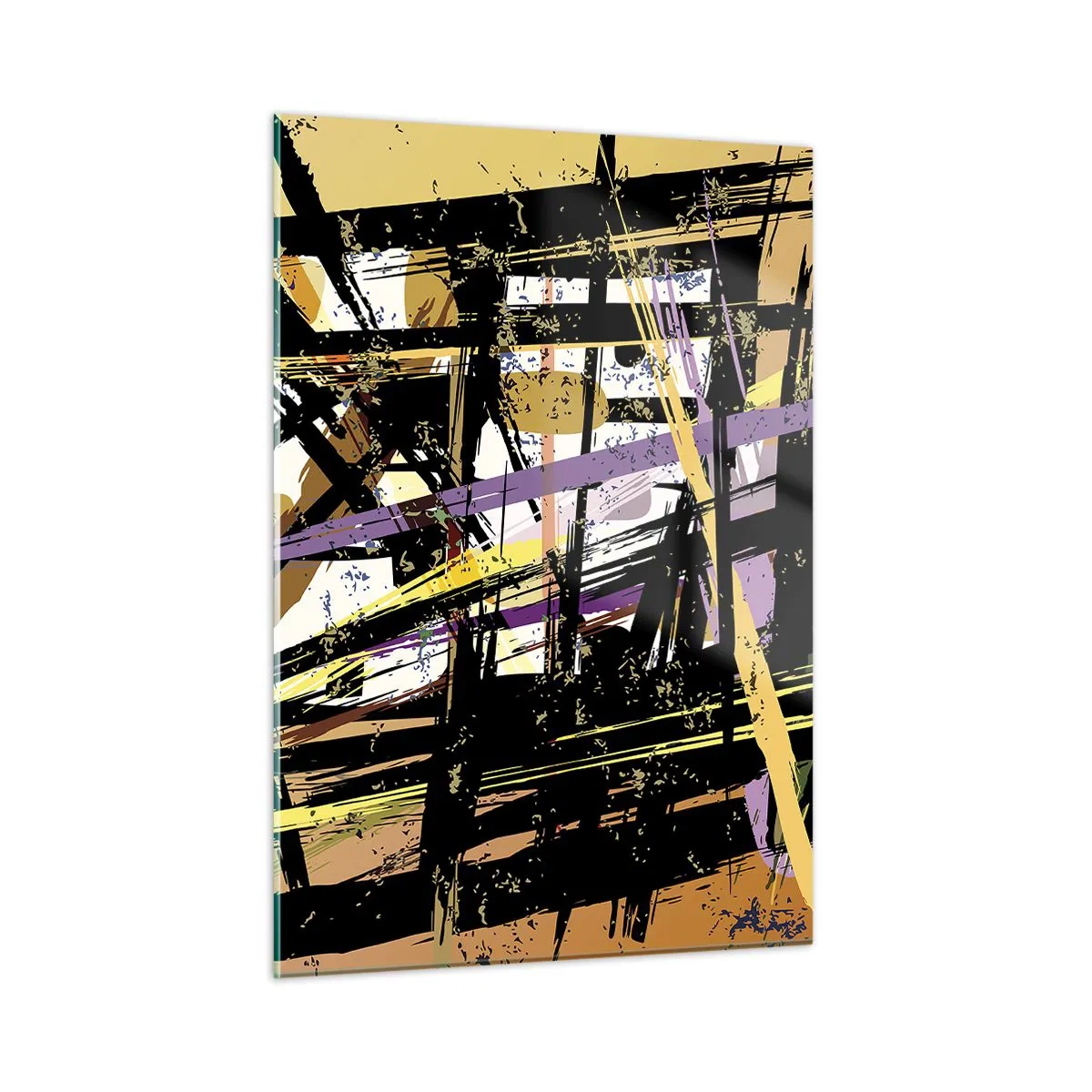 Schilderen op glas - Een scherp snijden - 50x70 cm