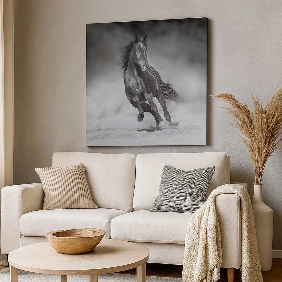 Schilderen op canvas - De emir zelf waardig - 30x30 cm