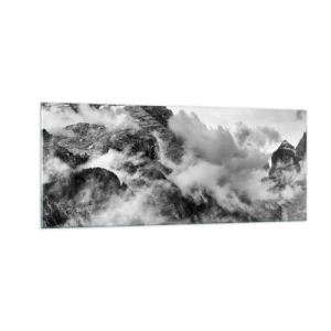 Schilderen op glas - Mooi en wreed - 100x40 cm