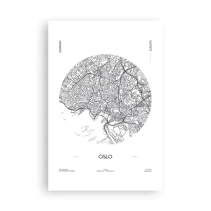 Poster - Anatomie van Oslo - 61x91 cm
