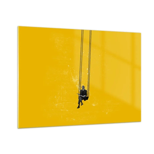 Schilderen op glas - Dag als iedere dag - 100x70 cm