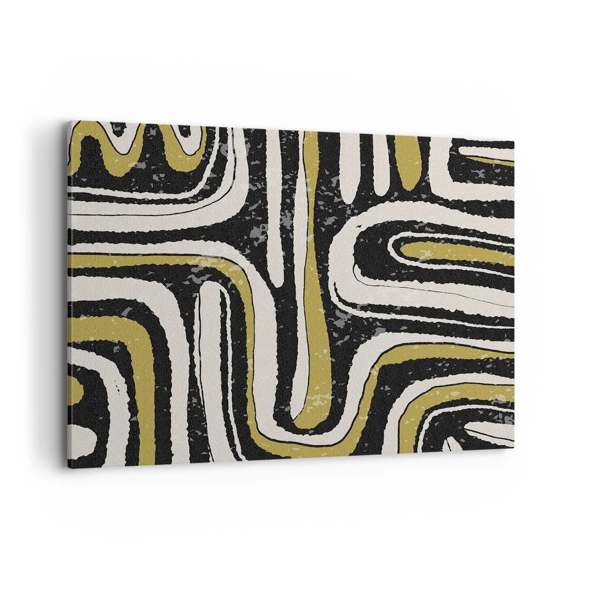 Schilderen op canvas - Compositie: wegen en steegjes - 100x70 cm