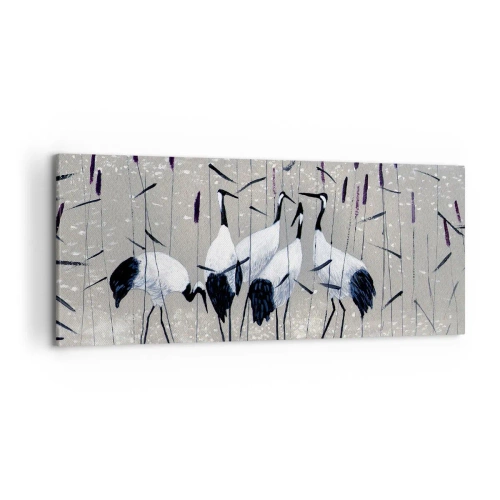Schilderen op canvas - Onder hun eigen - 120x50 cm