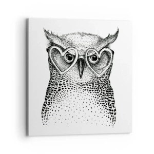 Schilderen op canvas - Verstandig en met liefde - 70x70 cm