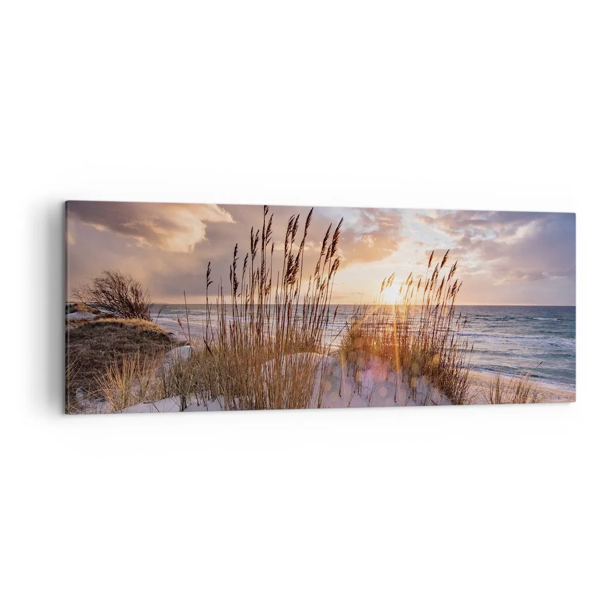Schilderen op canvas - Afscheid van de zon en de wind - 140x50 cm