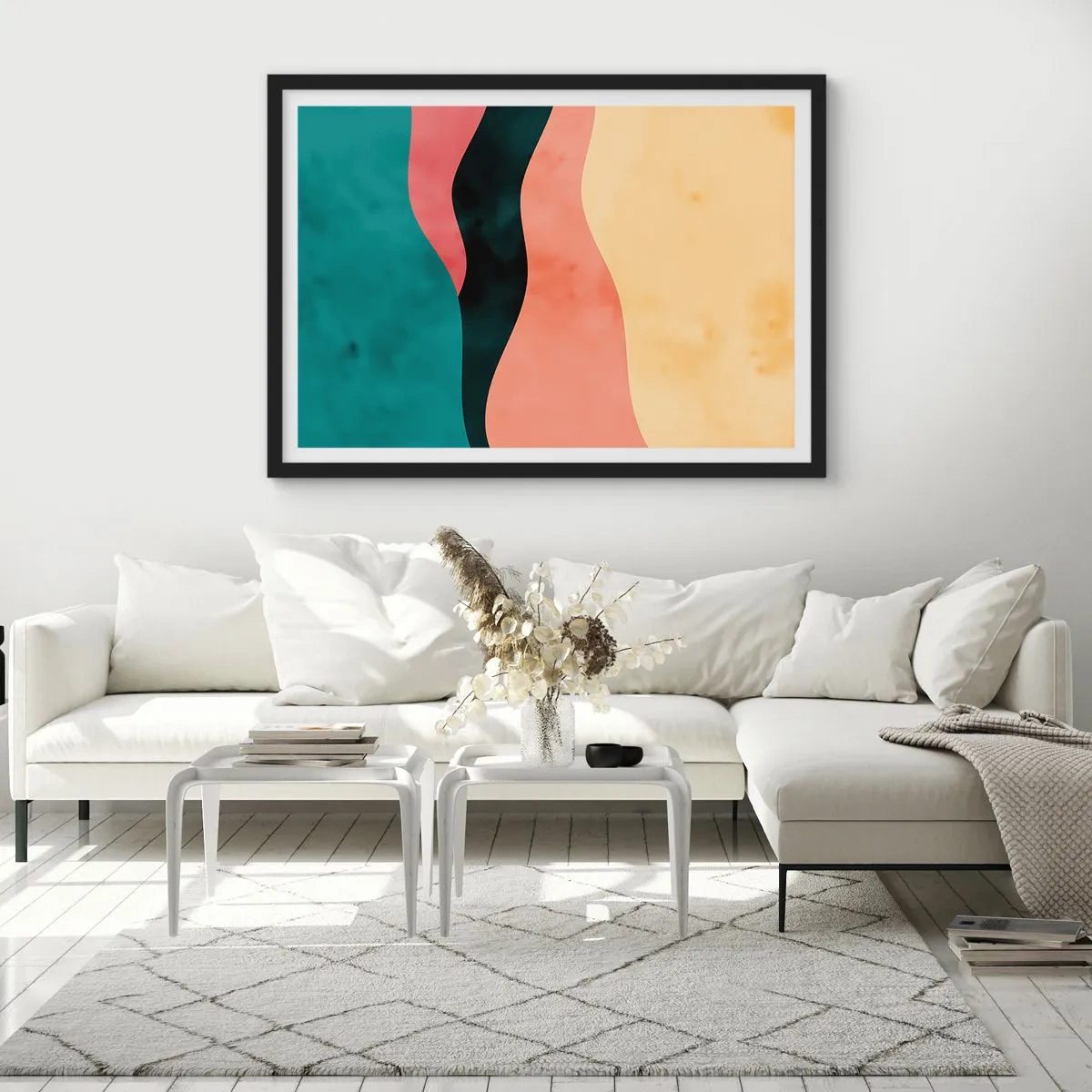 Poster in een zwarte lijst - Conforme non-conformiteit - 100x70 cm
