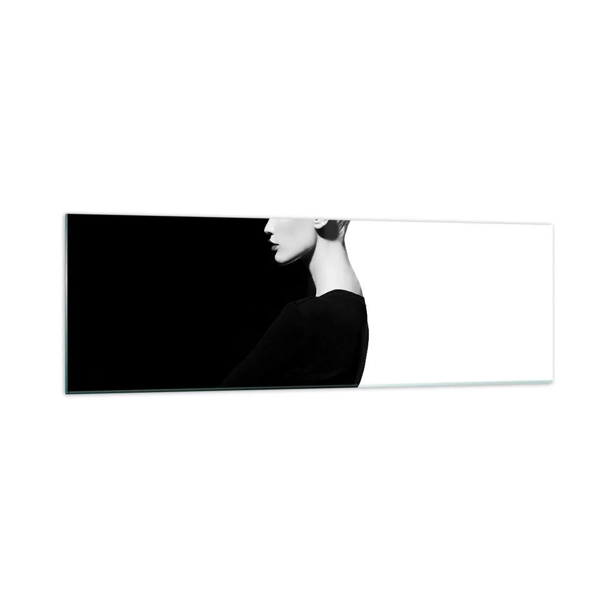 Schilderen op glas - Gewoon een vrouw - 160x50 cm