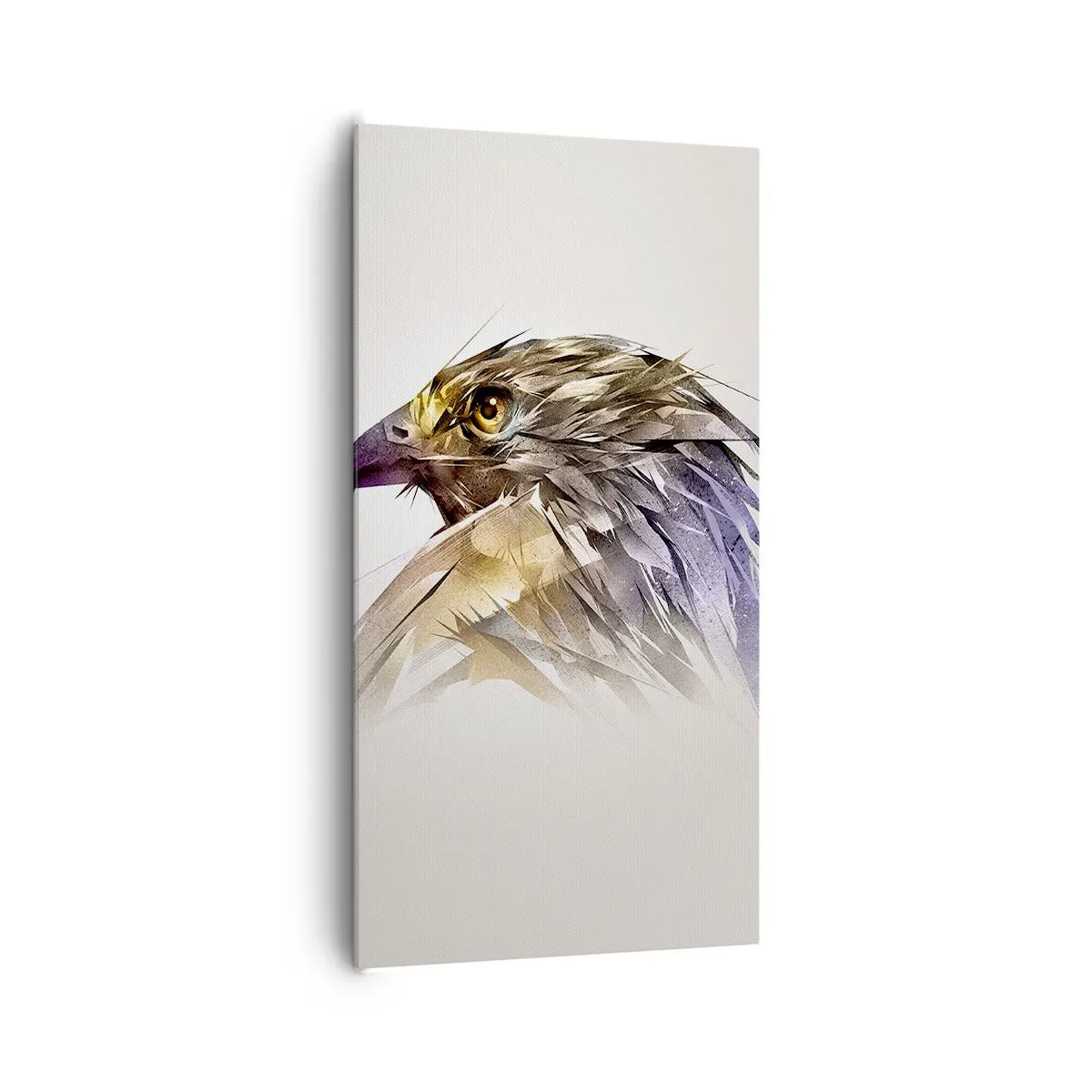 Schilderen op canvas - Portret van een krijger - 65x120 cm