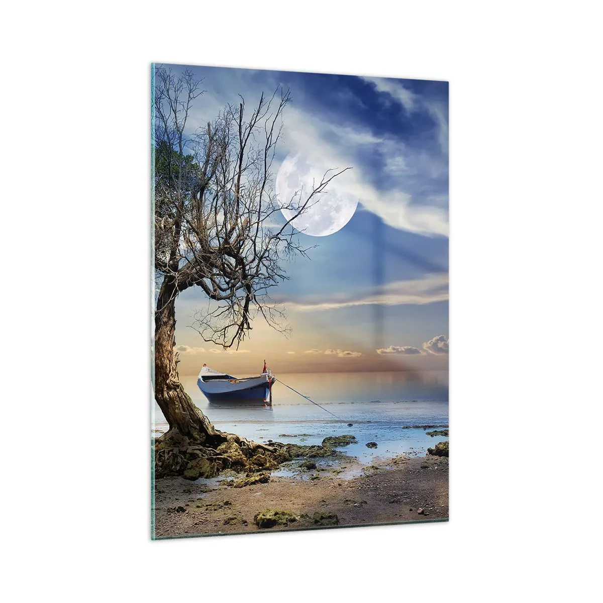 Schilderen op glas - Is dit het einde of het begin? - 50x70 cm