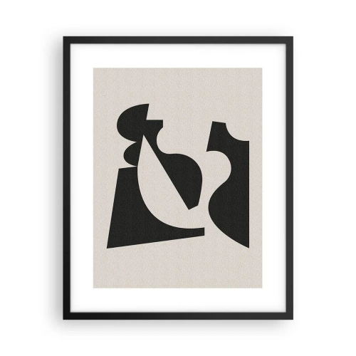 Poster in een zwarte lijst - Voor zelfassemblage - 40x50 cm