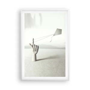 Poster in een witte lijst - Krachttest - 61x91 cm