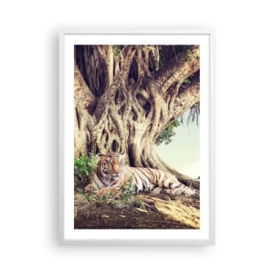 Poster in een witte lijst - Uitzicht vanuit het boek Genesis - 50x70 cm