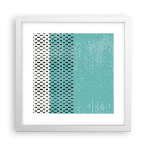 Poster in een witte lijst - Een uitgebalanceerde compositie - 30x30 cm